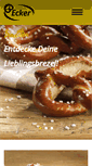 Mobile Screenshot of brezel-ecker.de
